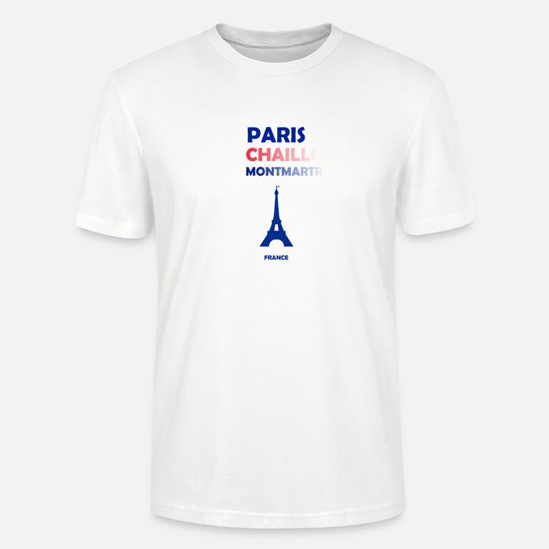 Paris, Frankreich - Stanley/Stella Unisex Bio-T-Shirt CRAFTER - Weiß