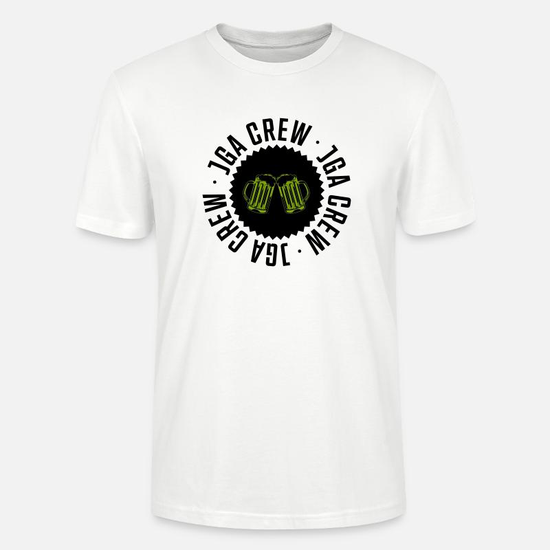 jga crew bier - Stanley/Stella Unisex Bio-T-Shirt CRAFTER - Weiß