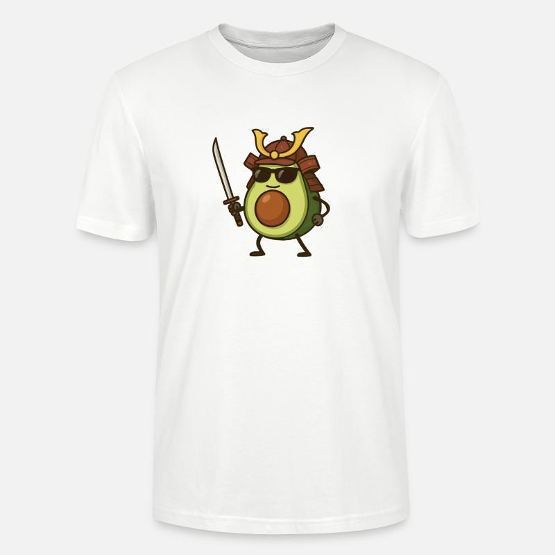 Avocat Samouraï - T-shirt bio CRAFTER Stanley Stella Unisexe - blanc
