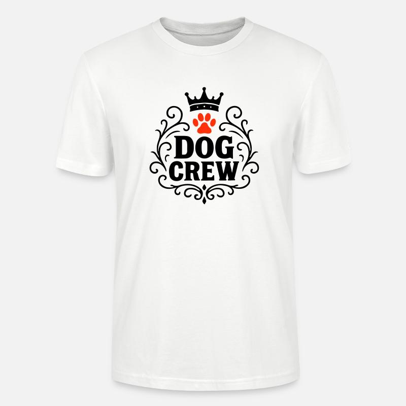 Hunde Crew - Stanley/Stella Unisex Bio-T-Shirt CRAFTER - Weiß