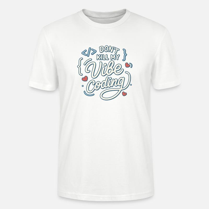 Vibe coding - Stanley/Stella CRAFTER Unisex Organic T-Shirt - white