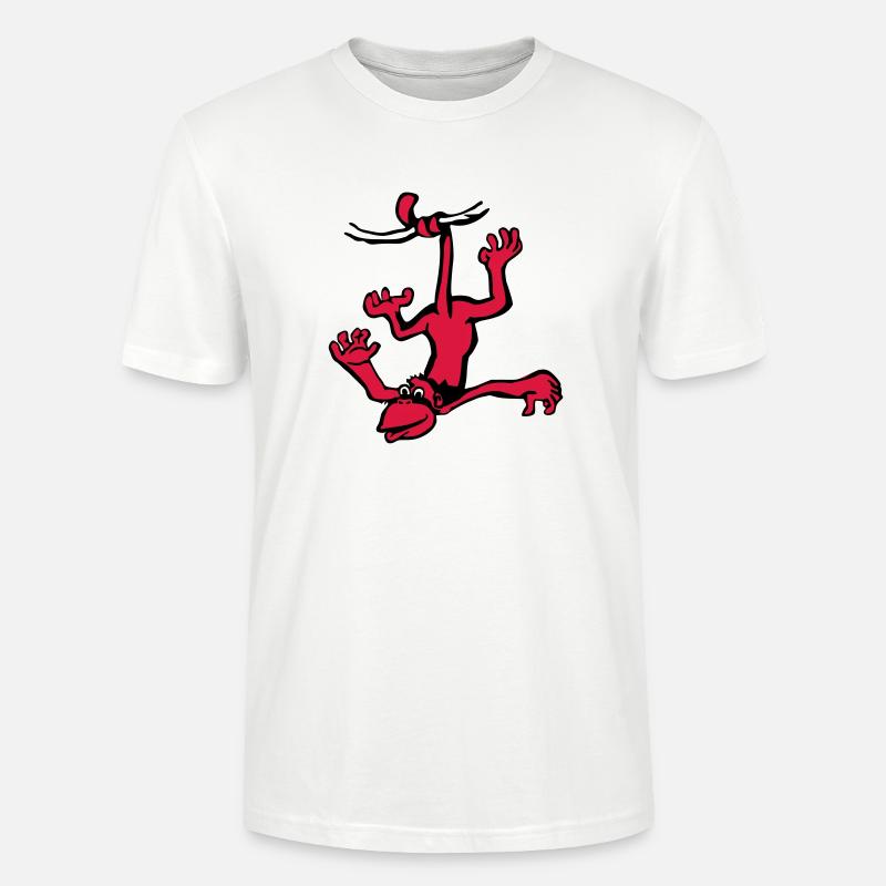 Affe - Stanley/Stella Unisex Bio-T-Shirt CRAFTER - Weiß