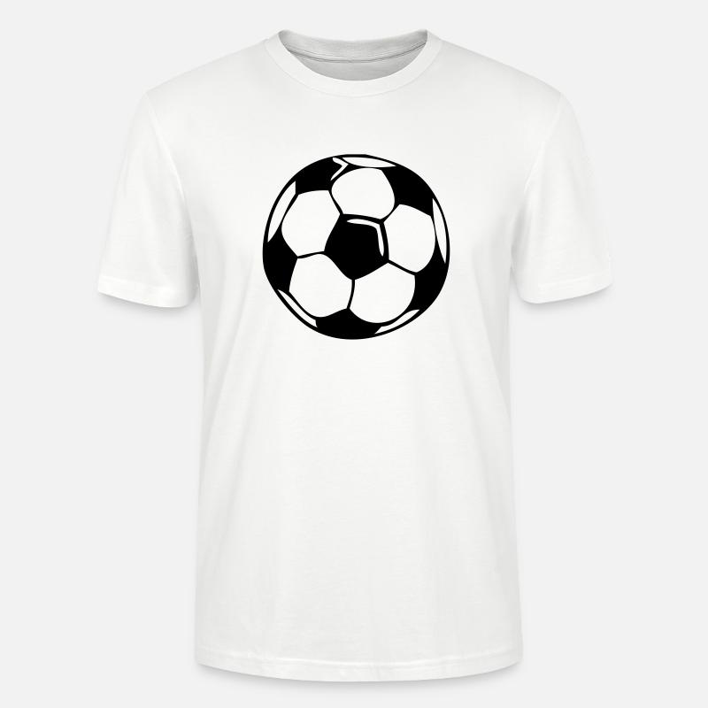 fußball - Stanley/Stella Unisex Bio-T-Shirt CRAFTER - Weiß