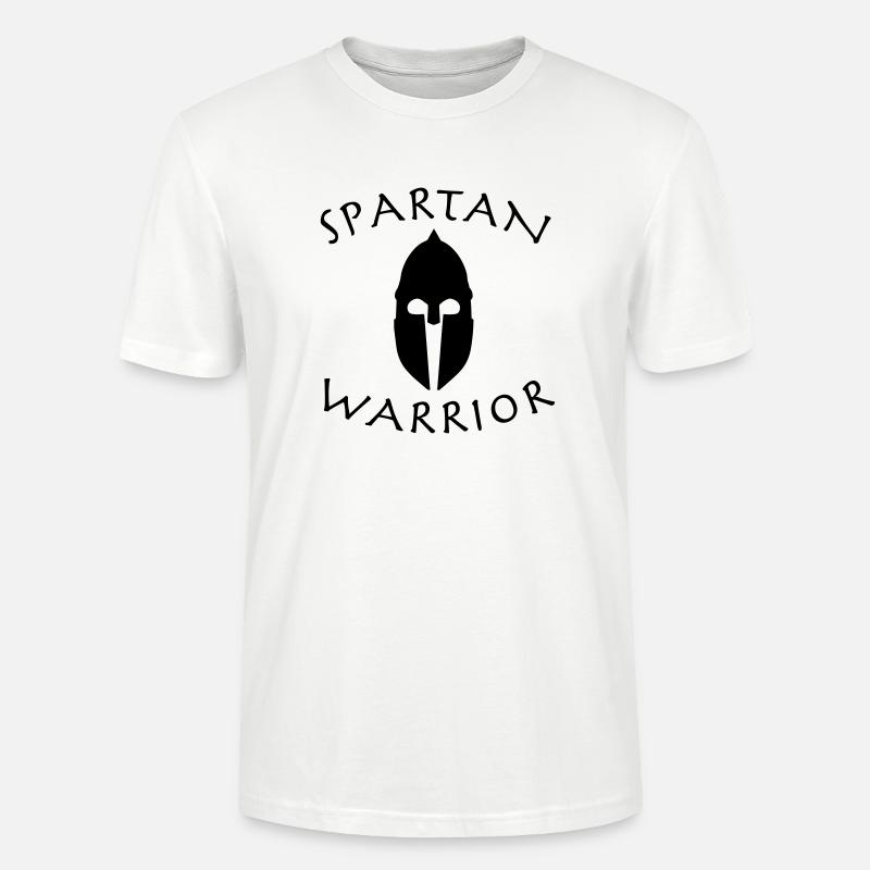 spartan warrior - Stanley/Stella Unisex Bio-T-Shirt CRAFTER - Weiß