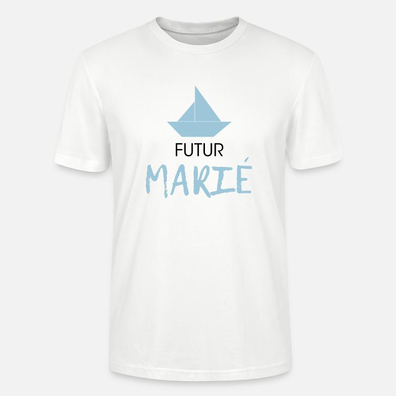 futur marié - T-shirt bio CRAFTER Stanley Stella Unisexe - blanc