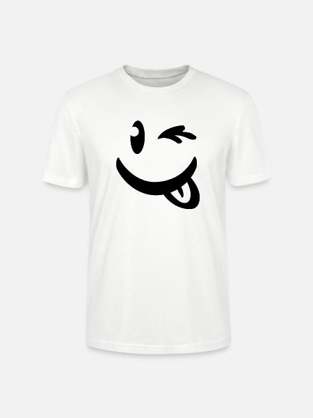 smiley_illu_c1 - Stanley/Stella Unisex Bio-T-Shirt CRAFTER - Weiß