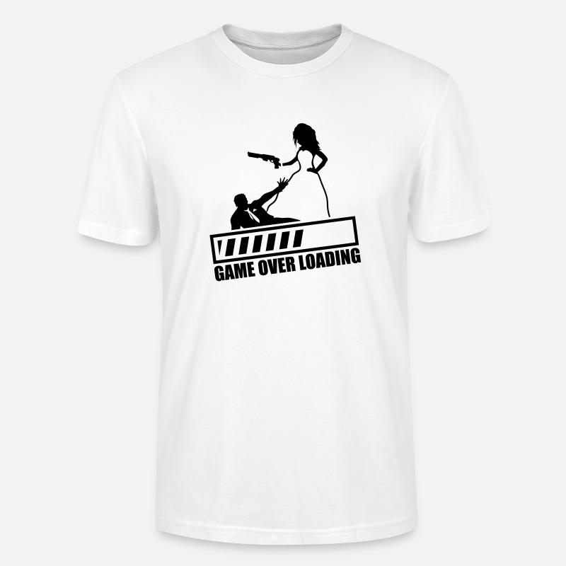 game_over_loading_fa1 - Stanley/Stella Unisex Bio-T-Shirt CRAFTER - Weiß