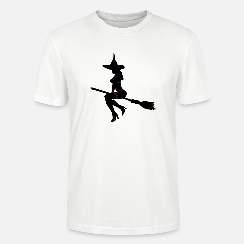 sorcière sexy - T-shirt bio CRAFTER Stanley Stella Unisexe - blanc