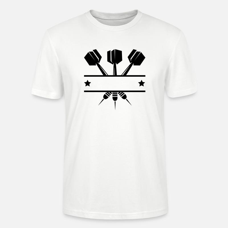 dart_pfeile_1 - Stanley/Stella Unisex Bio-T-Shirt CRAFTER - Weiß