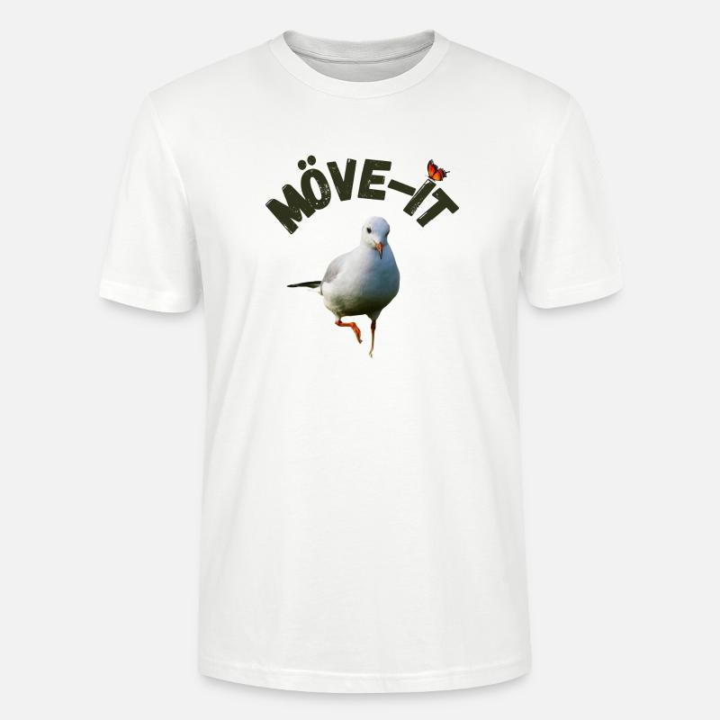 Möwe-it White Edition - Stanley/Stella Unisex Bio-T-Shirt CRAFTER - Weiß