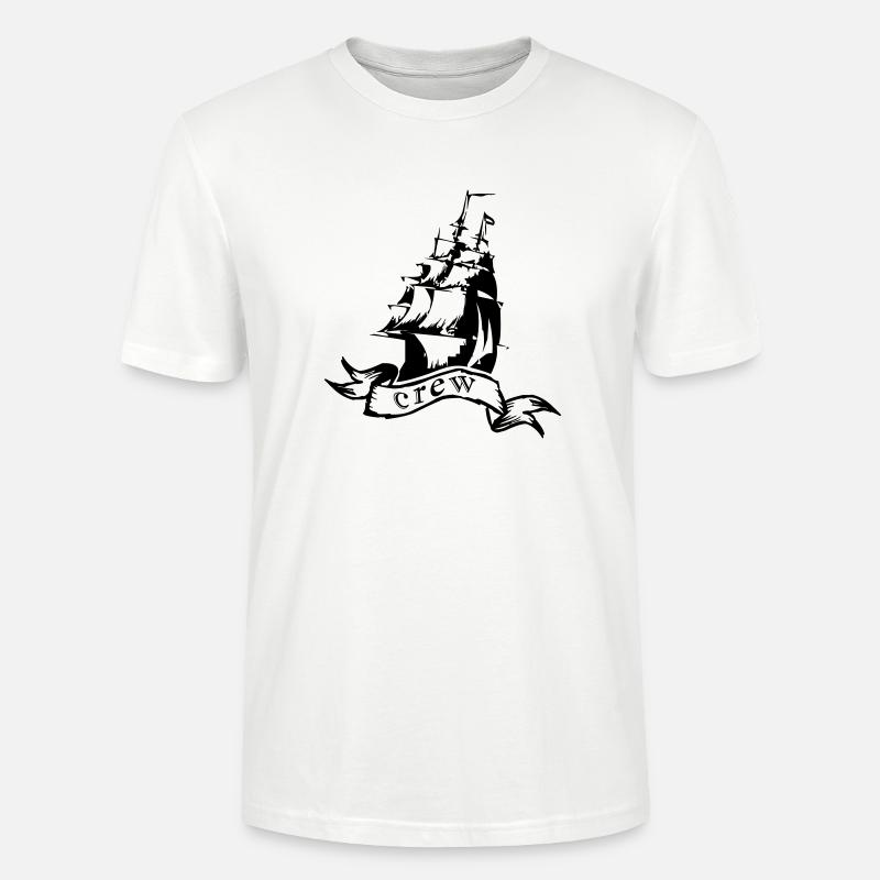 ship crew - Stanley/Stella Unisex Bio-T-Shirt CRAFTER - Weiß