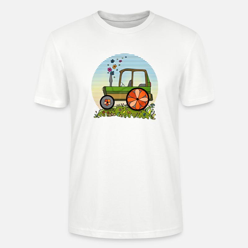 Traktor - Stanley/Stella Unisex Bio-T-Shirt CRAFTER - Weiß