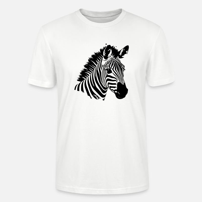 Zebra - Stanley/Stella Unisex Bio-T-Shirt CRAFTER - Weiß