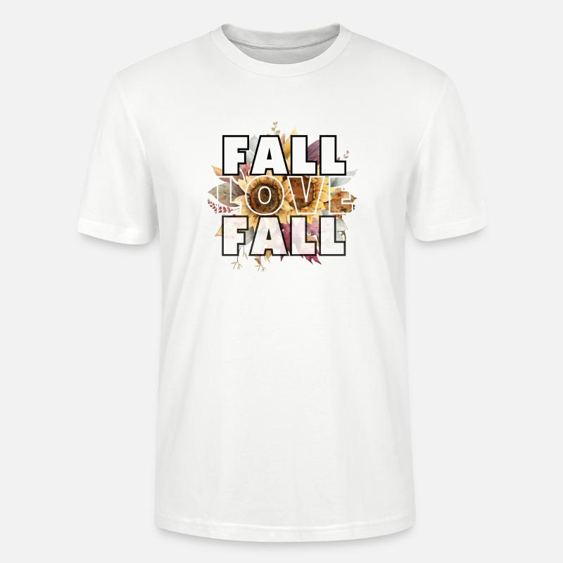 Fall, Love, Fall - Stanley/Stella Unisex Bio-T-Shirt CRAFTER - Weiß