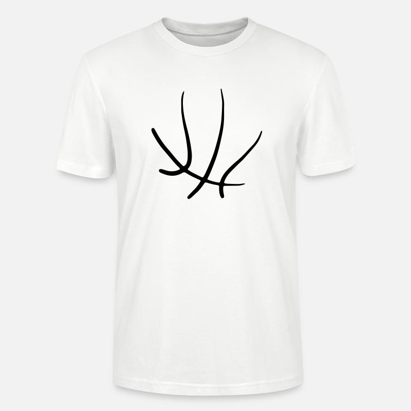 Basketbäll 11 Zeichenfläche 11 - Stanley/Stella Unisex Bio-T-Shirt CRAFTER - Weiß