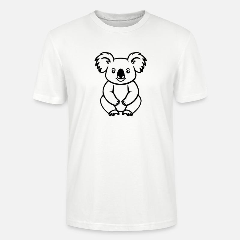 Koala - T-shirt bio CRAFTER Stanley Stella Unisexe - blanc