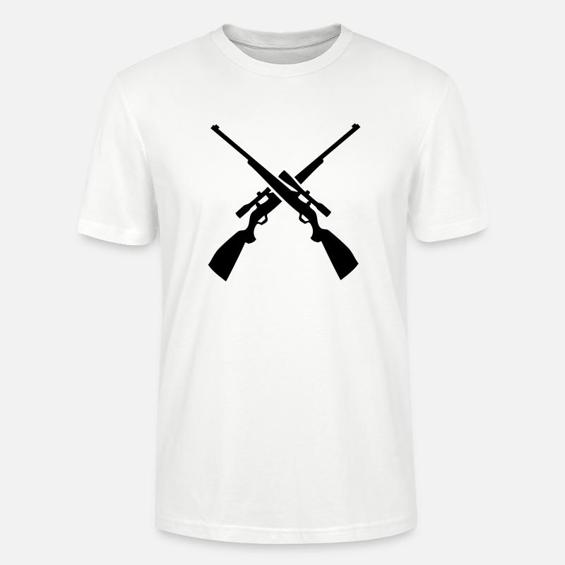 gewehre - Stanley/Stella Unisex Bio-T-Shirt CRAFTER - Weiß