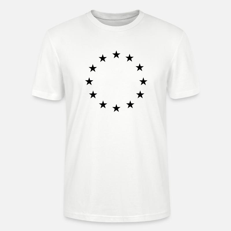 Star Circle Logo - Stanley/Stella Unisex Bio-T-Shirt CRAFTER - Weiß