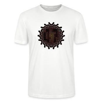 47 - Stanley/Stella Unisex Bio-T-Shirt CRAFTER - Weiß - Vorne - Alina (178cm) & Michal (187cm)