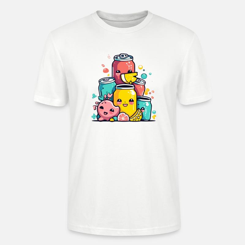 Sodas Kawaii - Stanley/Stella CRAFTER Unisex Organic T-Shirt - white