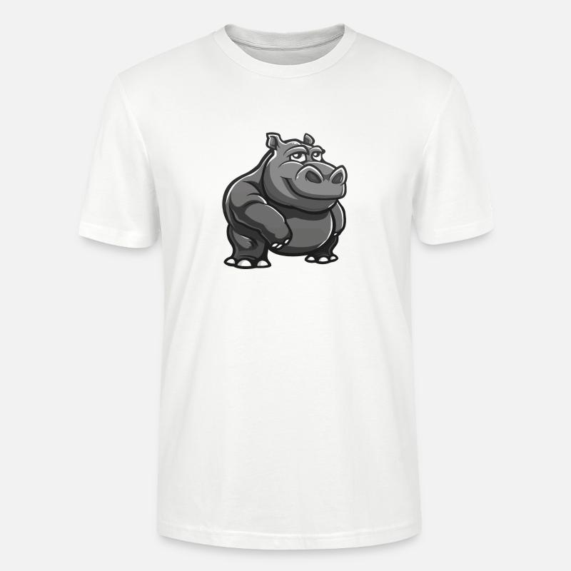 nilpferd - Stanley/Stella Unisex Bio-T-Shirt CRAFTER - Weiß