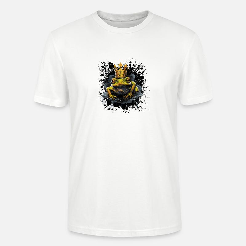 Frosch Krone - Stanley/Stella Unisex Bio-T-Shirt CRAFTER - Weiß