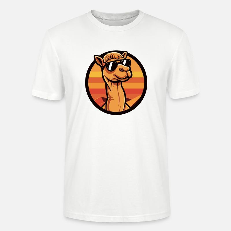 Kamel Comic Cool - Stanley/Stella Unisex Bio-T-Shirt CRAFTER - Weiß