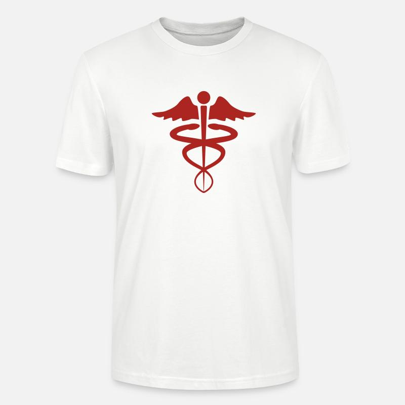 aeskulap_2 - Stanley/Stella Unisex Bio-T-Shirt CRAFTER - Weiß