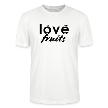 love fruits - Stanley/Stella Unisex Bio-T-Shirt CRAFTER - Weiß - Vorne - Alina (178cm) & Michal (187cm)