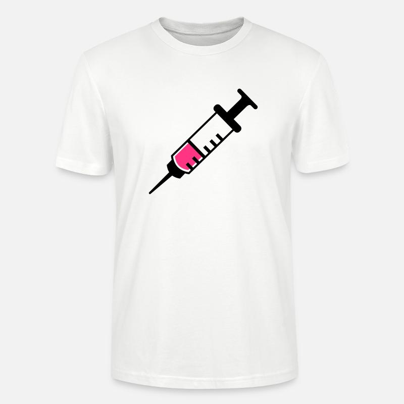 Spritze - Stanley/Stella Unisex Bio-T-Shirt CRAFTER - Weiß