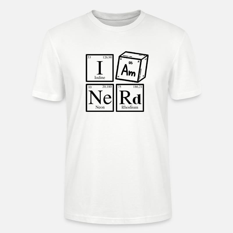 Ich bin ein Nerd - Stanley/Stella Unisex Bio-T-Shirt CRAFTER - Weiß