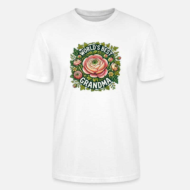 Die beste Oma der Welt - Stanley/Stella Unisex Bio-T-Shirt CRAFTER - Weiß