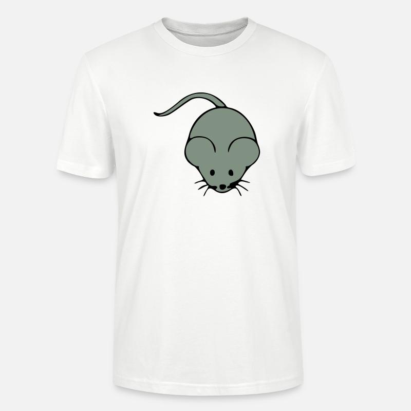 maus - Stanley/Stella Unisex Bio-T-Shirt CRAFTER - Weiß