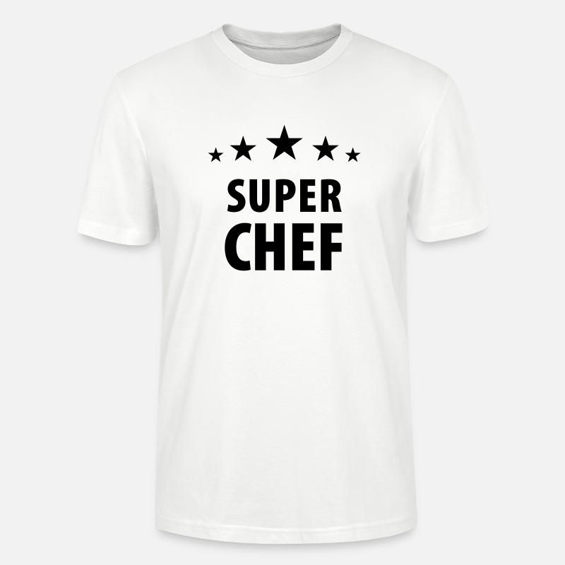 Super Chef (dh) - Stanley/Stella Unisex Bio-T-Shirt CRAFTER - Weiß