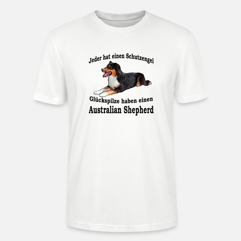 Schutzengel Aussie S - Stanley/Stella Unisex Bio-T-Shirt CRAFTER - Weiß