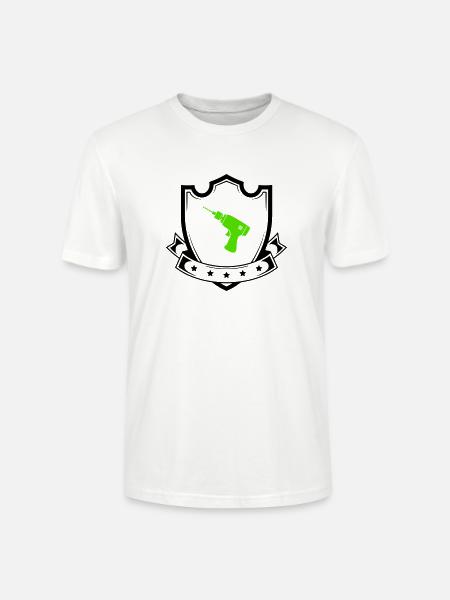 Drill Coat of Arms - Stanley/Stella CRAFTER Unisex Organic T-Shirt - white