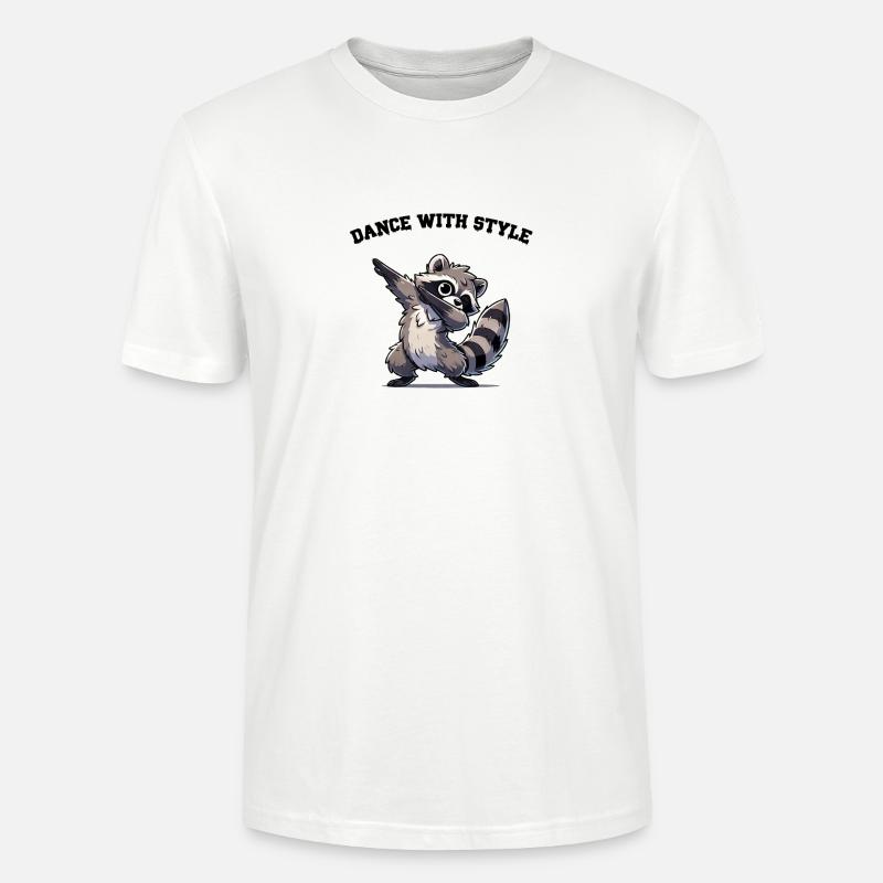 Dabbing de raton laveur - T-shirt bio CRAFTER Stanley Stella Unisexe - blanc