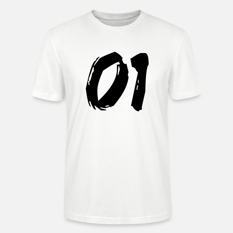 Brushed 01 - Stanley/Stella Unisex Bio-T-Shirt CRAFTER - Weiß