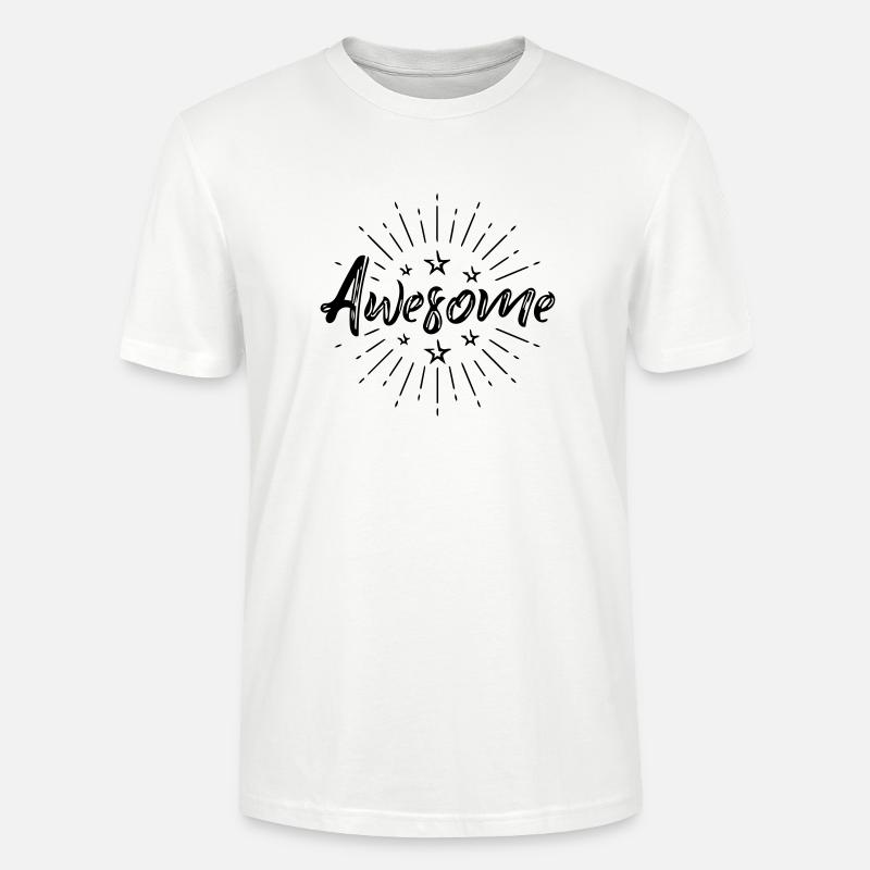 awesome - Stanley/Stella Unisex Bio-T-Shirt CRAFTER - Weiß