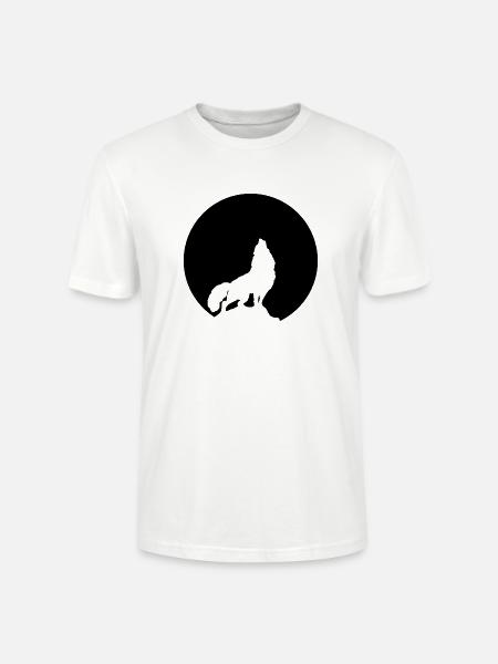 Wolf Moon Star Astronomy - Stanley/Stella CRAFTER Unisex Organic T-Shirt - white