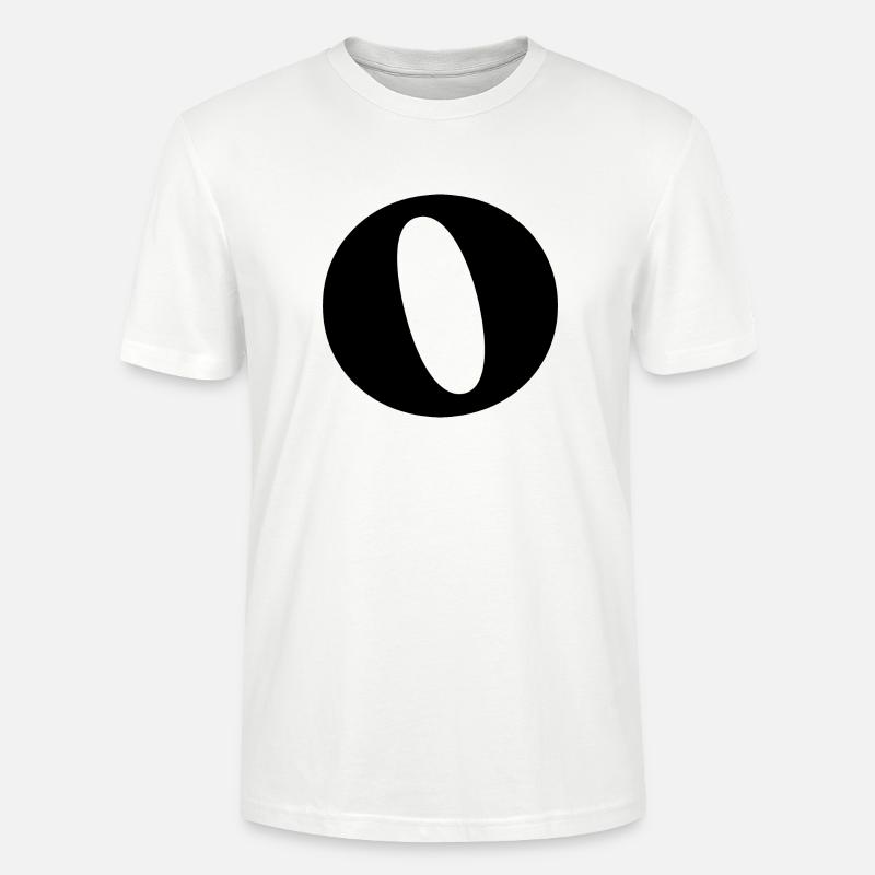 Buchstabe o - Stanley/Stella Unisex Bio-T-Shirt CRAFTER - Weiß