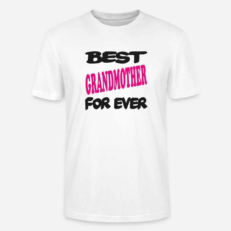 Beste GROSSMUTTER aller Zeiten - Stanley/Stella Unisex Bio-T-Shirt CRAFTER - Weiß