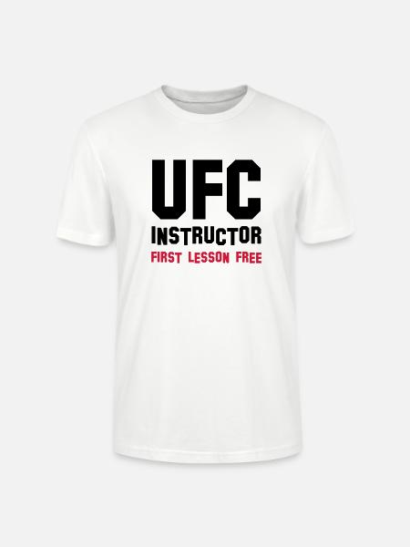 ufc instructor - Stanley/Stella CRAFTER Unisex Organic T-Shirt - white