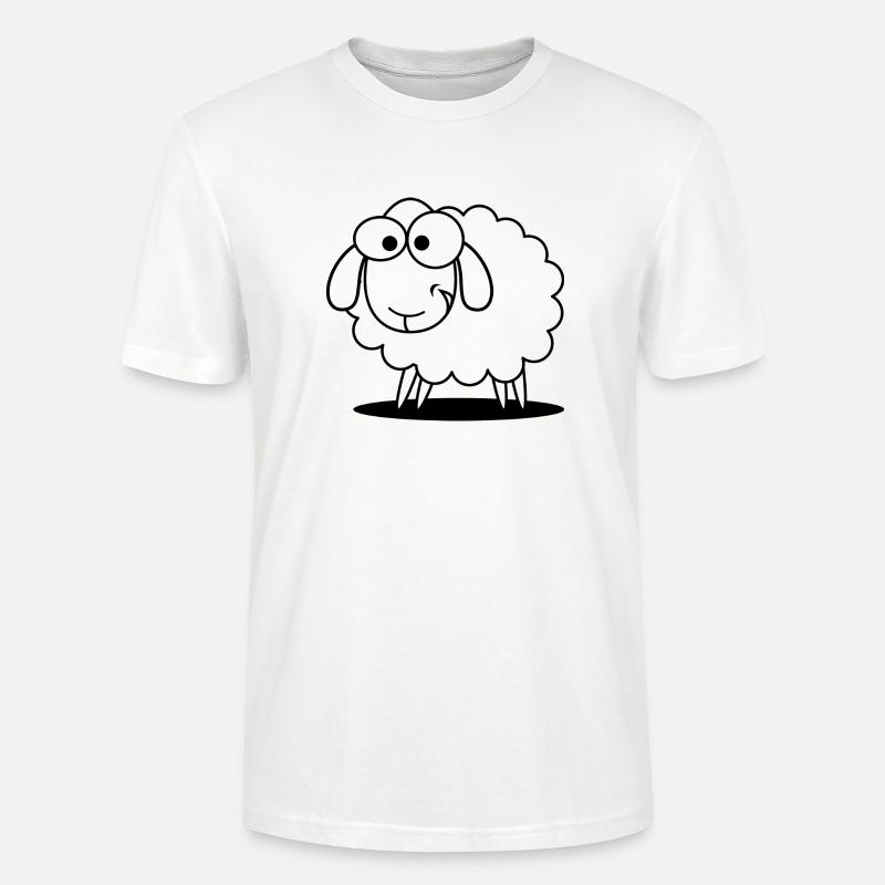 Schaf - Stanley/Stella Unisex Bio-T-Shirt CRAFTER - Weiß