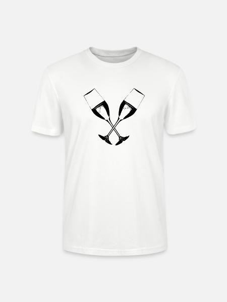 Alkohol - Stanley/Stella Unisex Bio-T-Shirt CRAFTER - Weiß