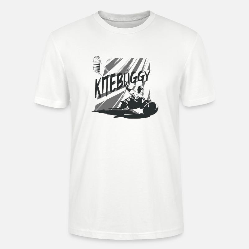 2 Rad Kitebuggy - Stanley/Stella Unisex Bio-T-Shirt CRAFTER - Weiß