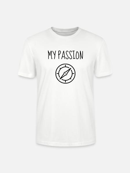 Geocaching / Geocacher / Compass / GPS - Stanley/Stella CRAFTER Unisex Organic T-Shirt - white