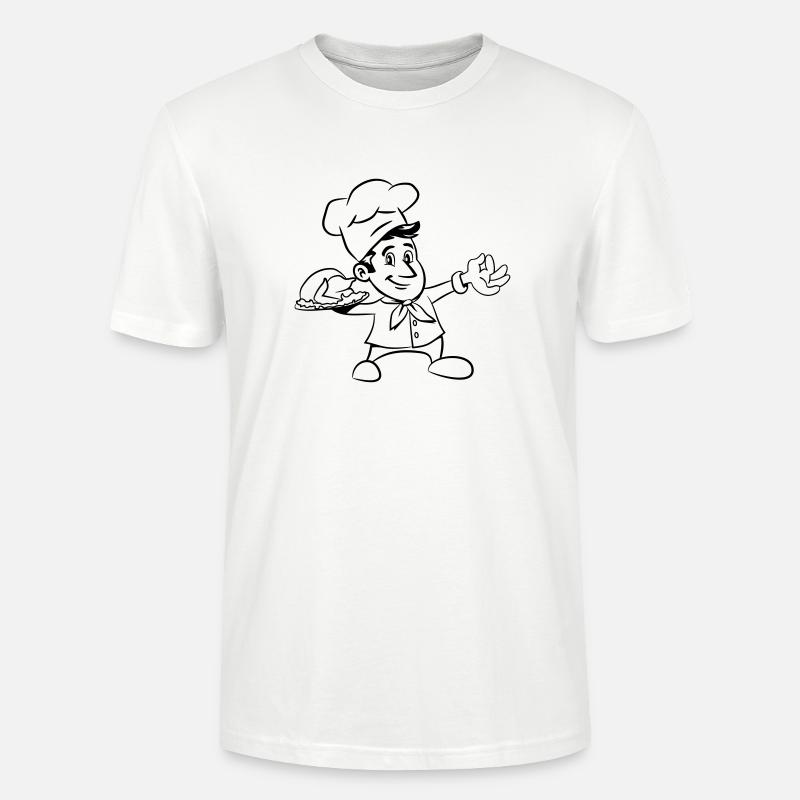cuire le poulet de cuisson - T-shirt bio CRAFTER Stanley Stella Unisexe - blanc