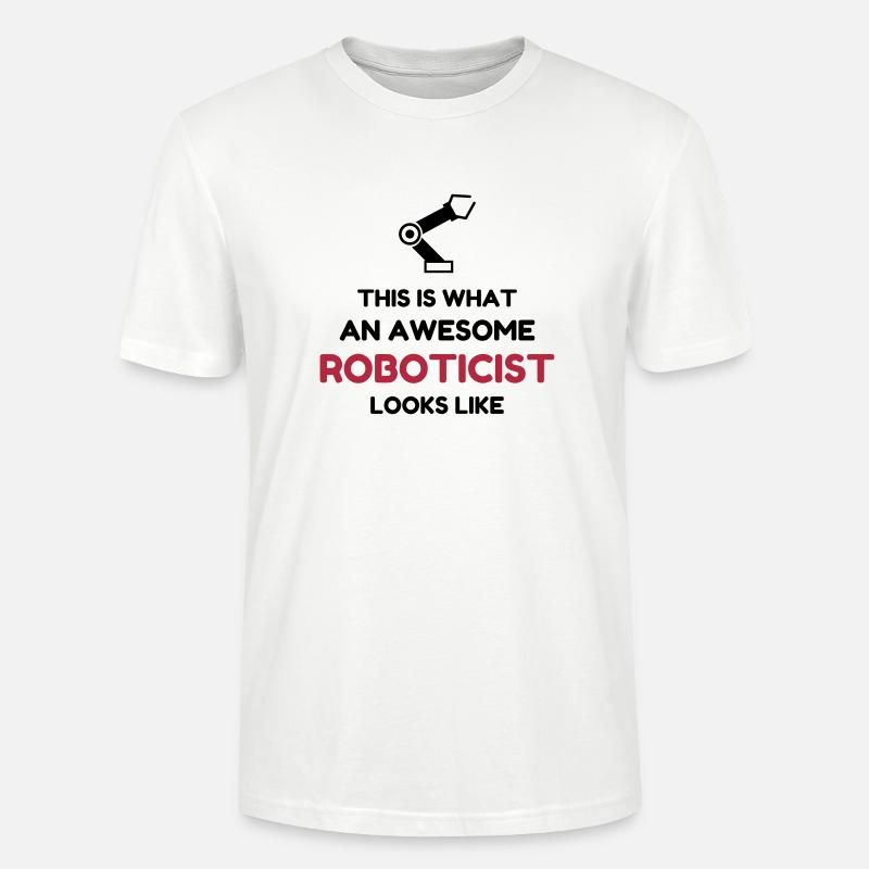 Robotik / Roboter / Robot / Robotics - Stanley/Stella Unisex Bio-T-Shirt CRAFTER - Weiß
