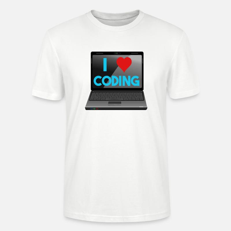 Programmieren, Programmierer, Informatiker - Stanley/Stella Unisex Bio-T-Shirt CRAFTER - Weiß